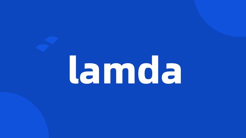 lamda