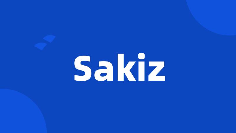 Sakiz