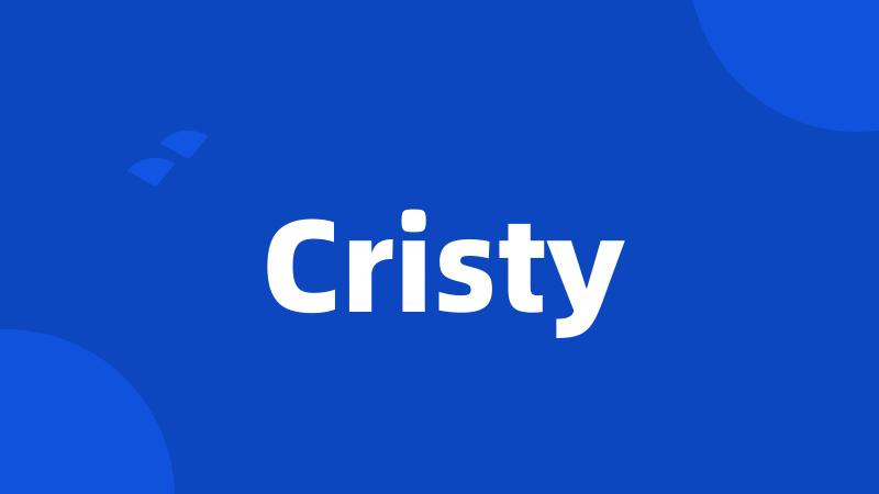 Cristy