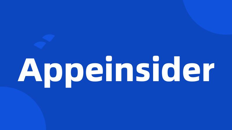 Appeinsider