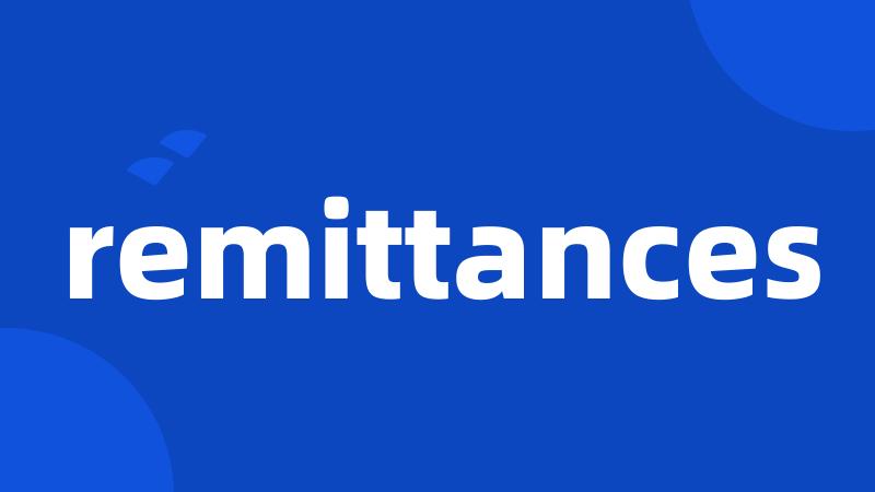 remittances