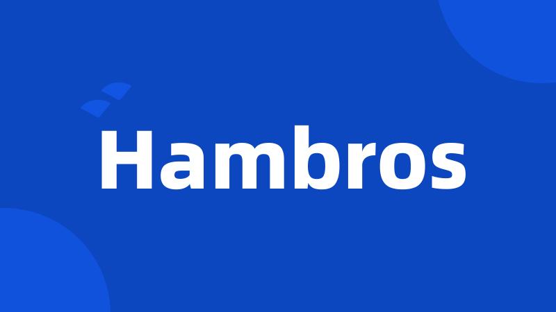 Hambros