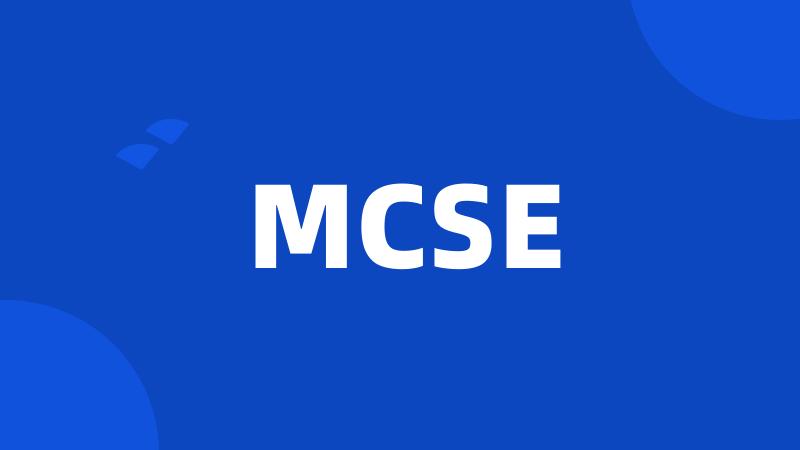 MCSE