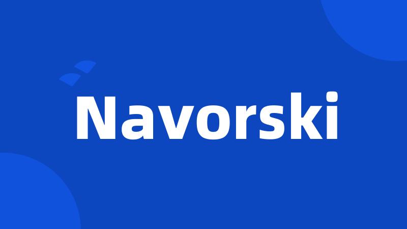 Navorski