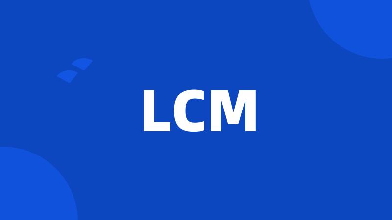 LCM