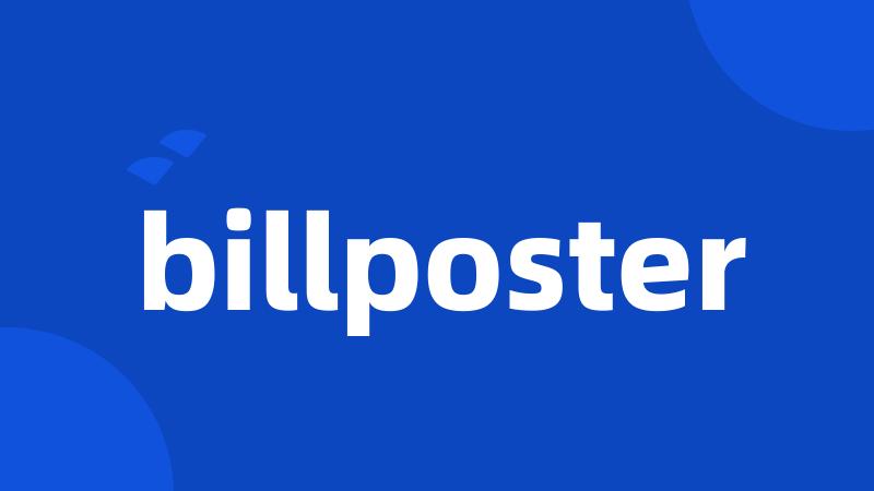 billposter