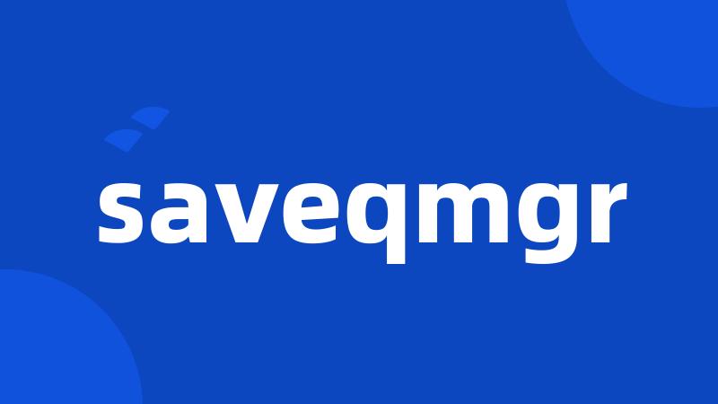 saveqmgr