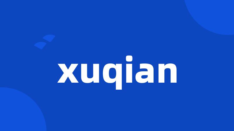 xuqian