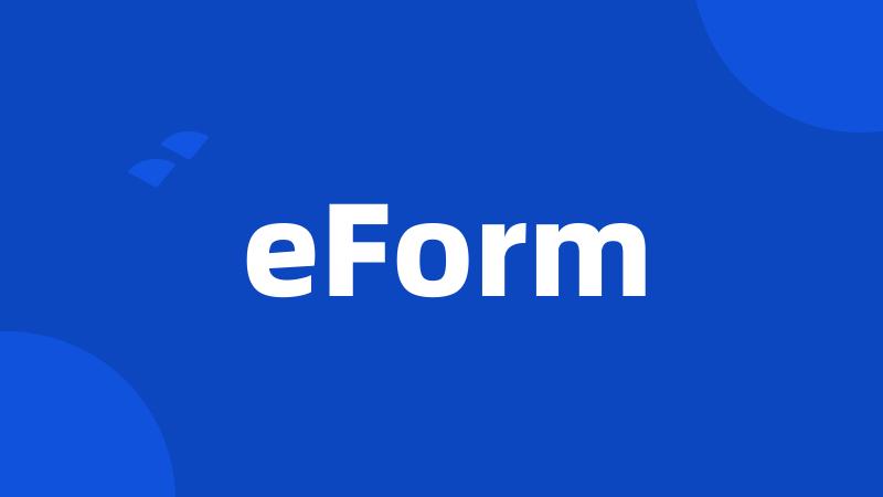 eForm