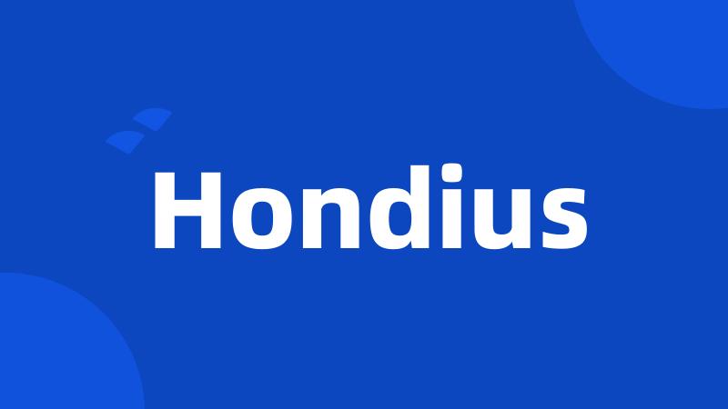 Hondius