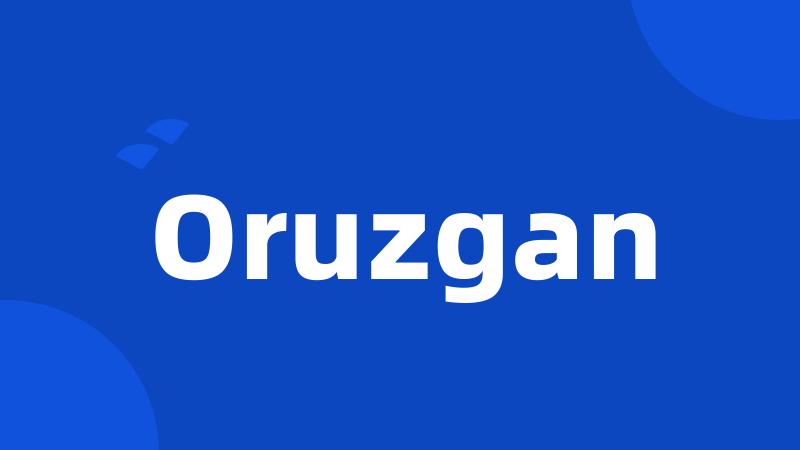 Oruzgan