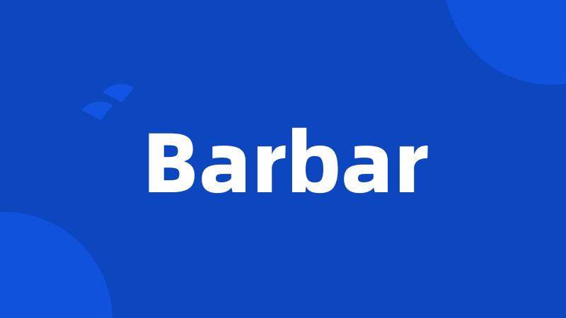 Barbar