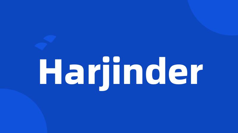 Harjinder