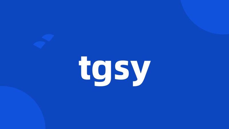 tgsy