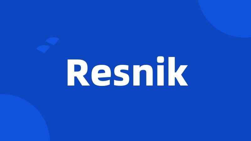 Resnik