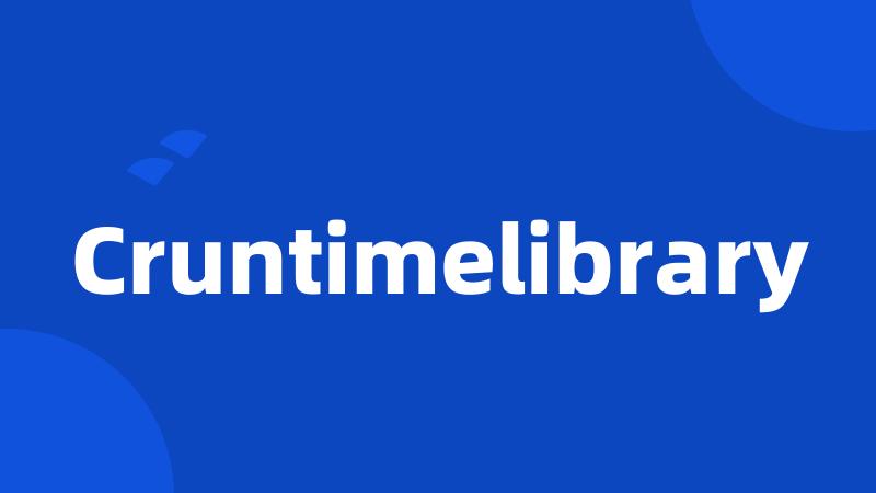 Cruntimelibrary