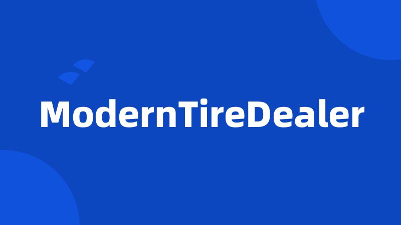 ModernTireDealer