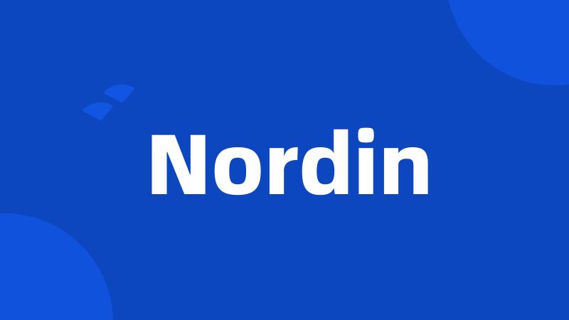 Nordin