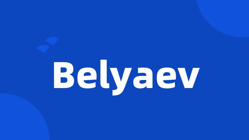 Belyaev