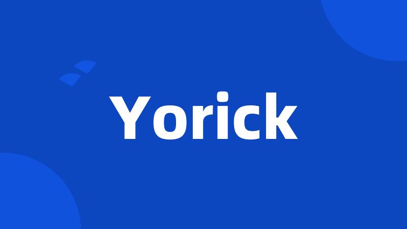 Yorick