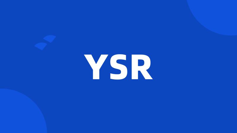 YSR