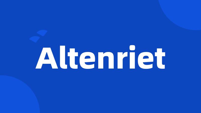 Altenriet