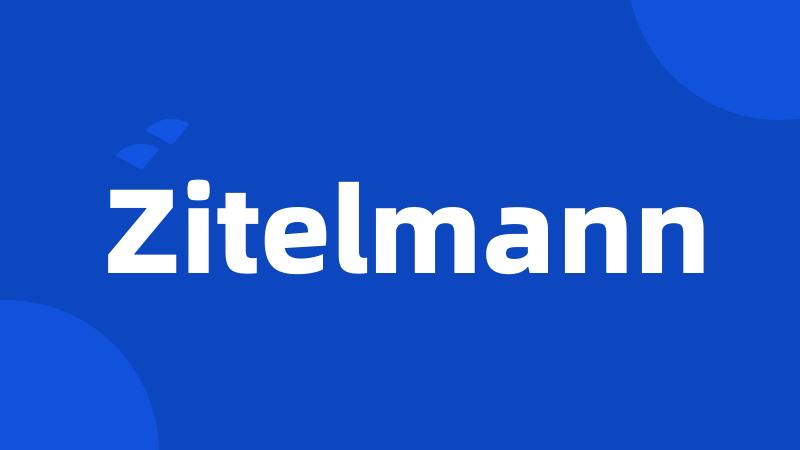 Zitelmann