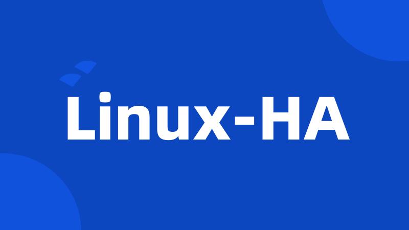 Linux-HA