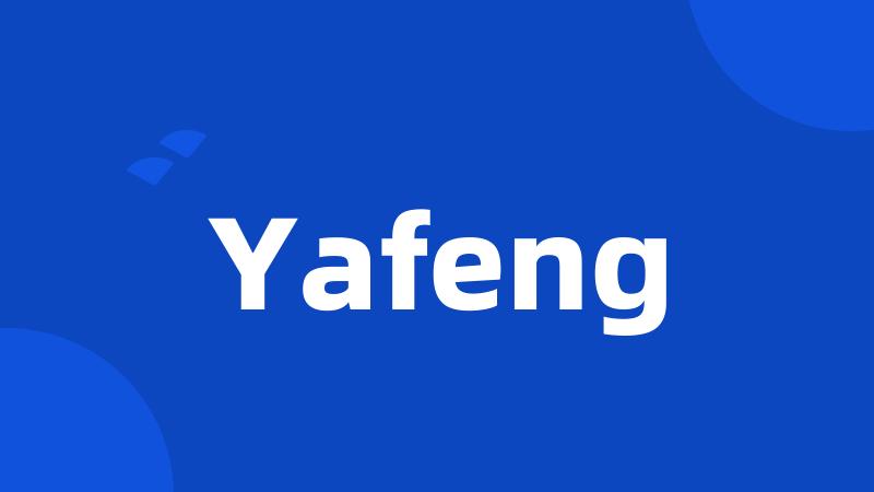 Yafeng