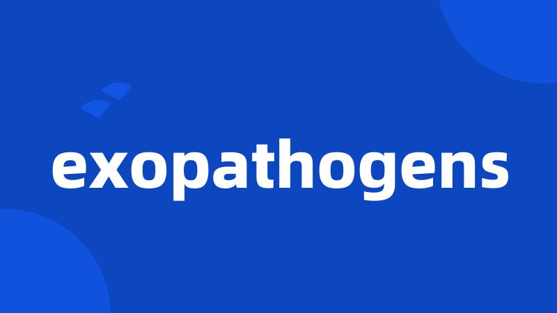 exopathogens