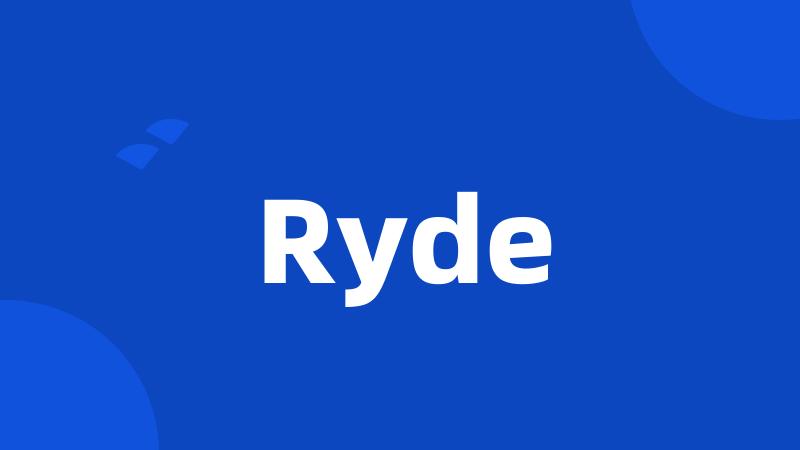 Ryde