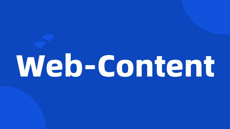 Web-Content