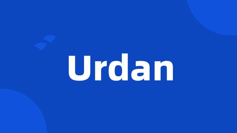 Urdan