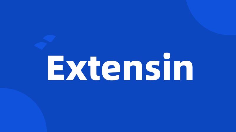 Extensin