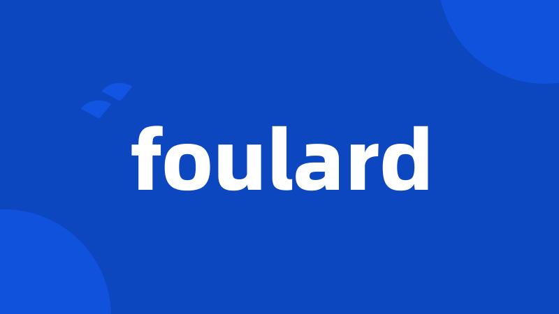 foulard