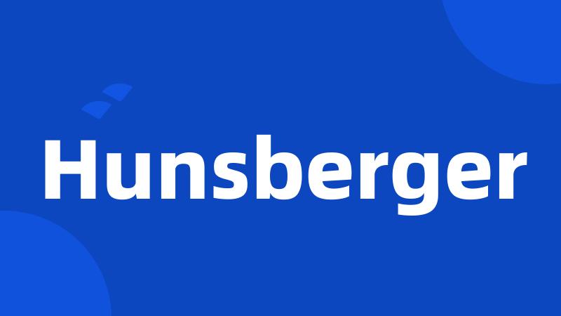 Hunsberger