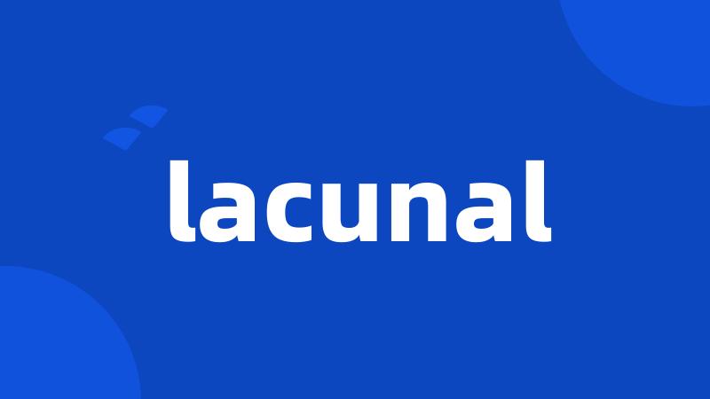 lacunal