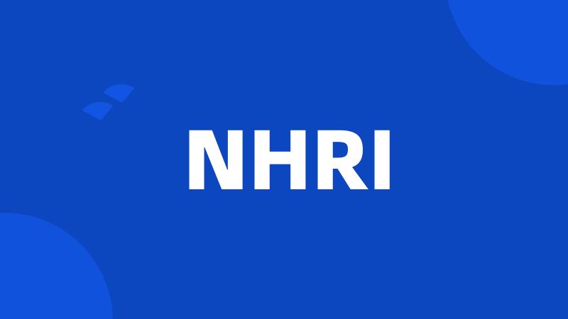 NHRI