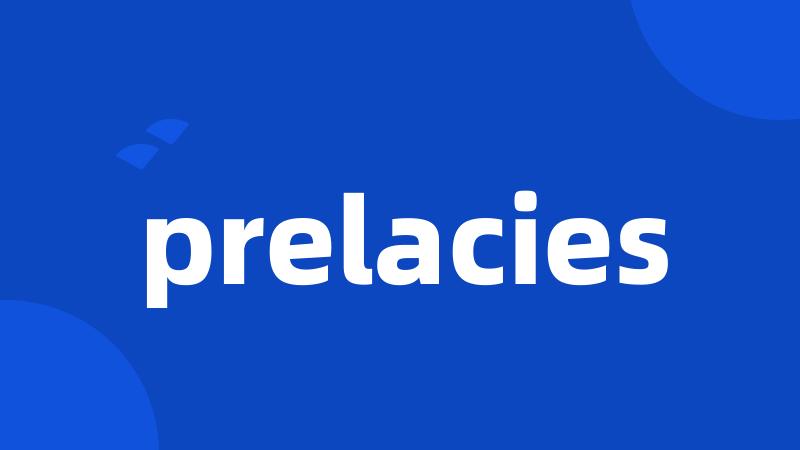 prelacies