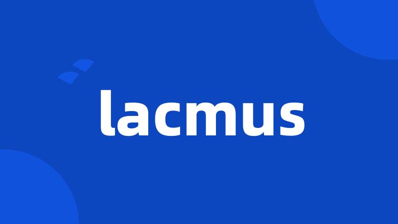 lacmus