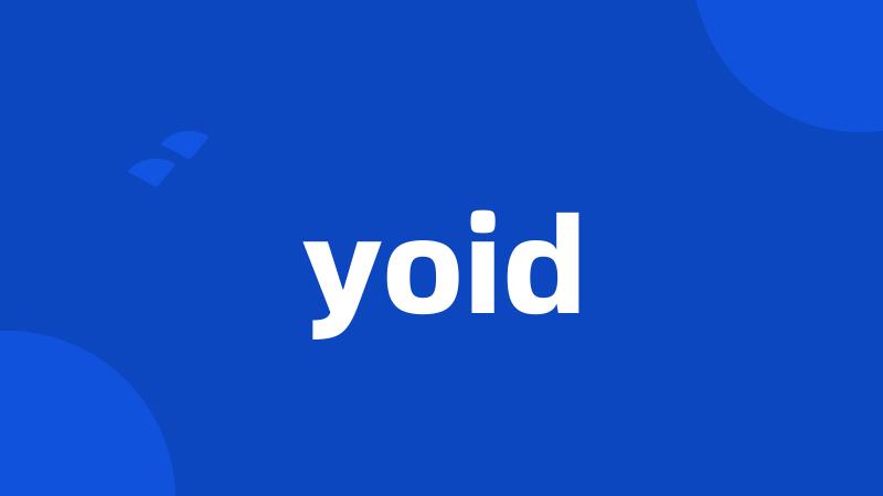 yoid