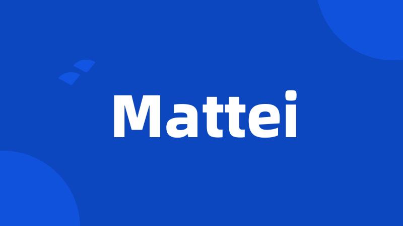 Mattei