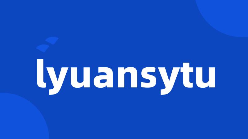 lyuansytu