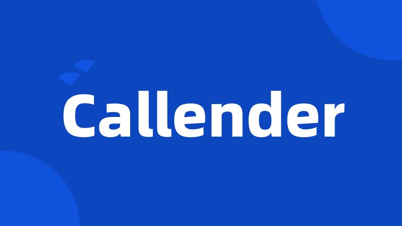 Callender