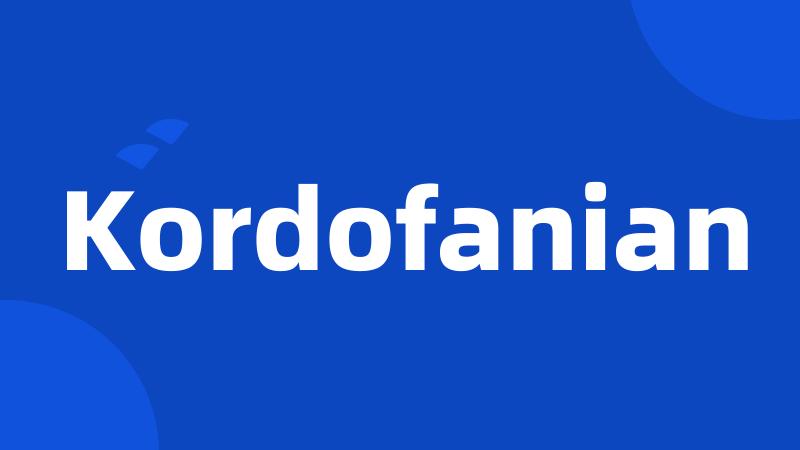 Kordofanian