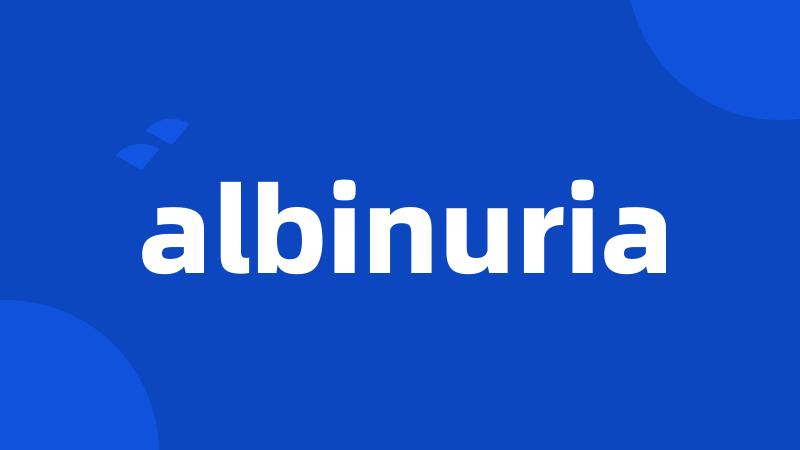 albinuria