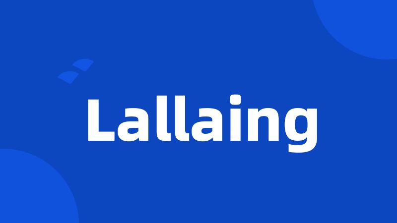 Lallaing