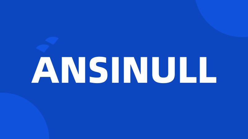 ANSINULL