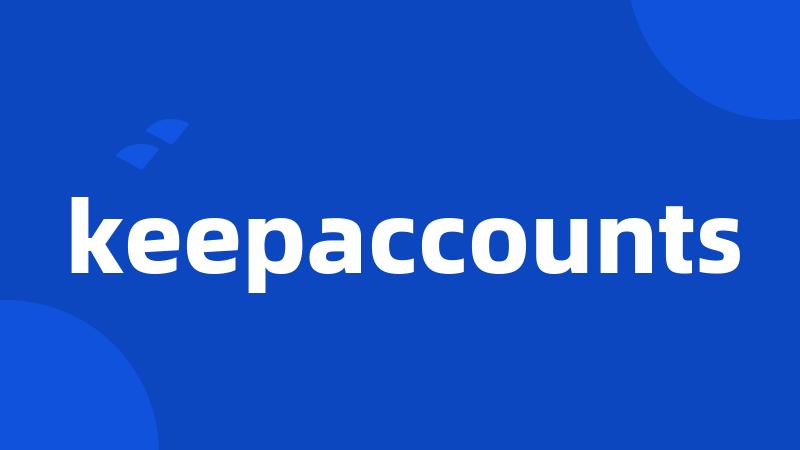 keepaccounts