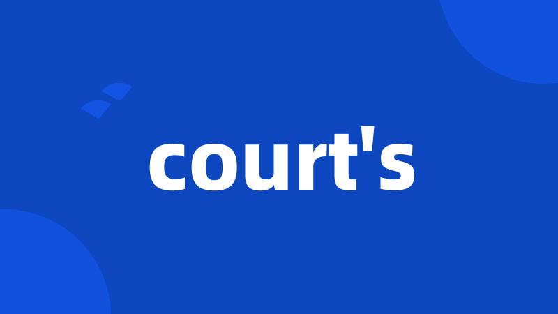 court's